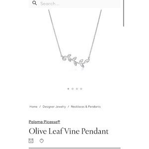 Tiffany & Co. Paloma Picasso® Olive Leaf Vine Pendant